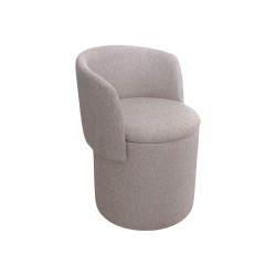 Pouf fauteuil Eclipse taupe