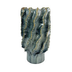 Vase sur pied Vague bleu...