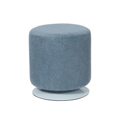 Pouf Twisty D 39 cm bleu en...
