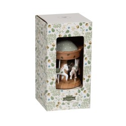 Carrousel musical Automne en bois 20,8 cm