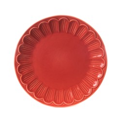 Assiette à dessert pétale corail (lot de 6)