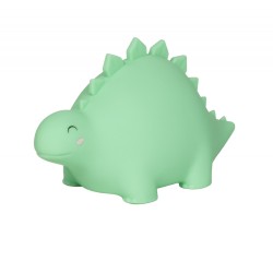 Veilleuse Dino vert en silicone rechargeable USB