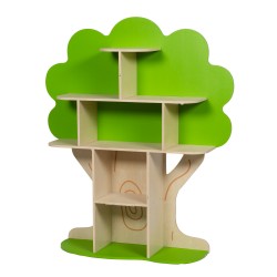 Etagère à poser pour enfant Arbre en bois FSC 116 cm