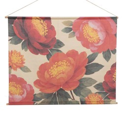 Toile kakemono pivoines...