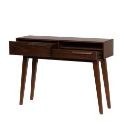 Console Lotta 110 cm  en placage noyer