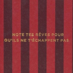 Carnet à rayures format A5 (lot de 2)