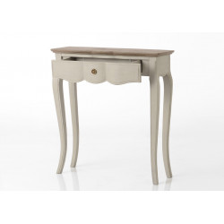Petite console beige Maddy 80x25 bois de Mindi
