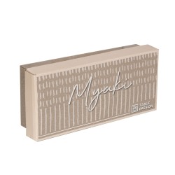 Coffret de 4 tasses avec sous tasses Miyaki 18 cl