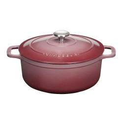 Cocotte ronde rose 24 cm