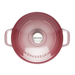Cocotte ronde rose 28 cm