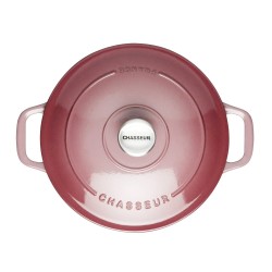 Cocotte ronde rose 20 cm