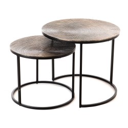 Lot de 2 tables basses...