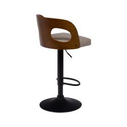 Tabouret de bar Émilie beige 65-75 cm