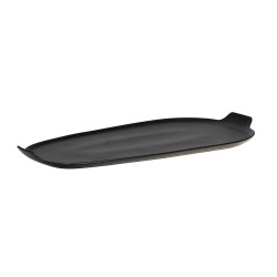 Plat apéritif Dipsa noir 40x23 cm