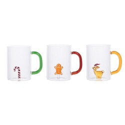 Mug en verre avec anse...