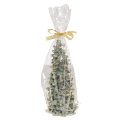 Bougie sapin tradition H22 cm en cire