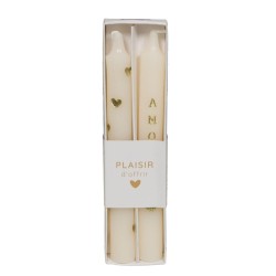 Bougie sapin tradition en cire H16 cm