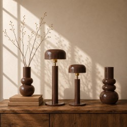 Vase Monza marron 27.5 cm