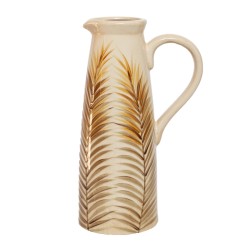 Vase Palma jaune 17x28 cm