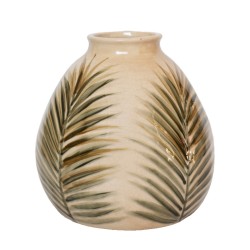 Vase Palma vert 23x23 cm