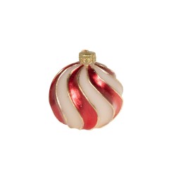 Bougie boule de Noël twist...