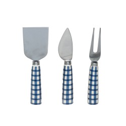 Set de couverts à fromage bleu