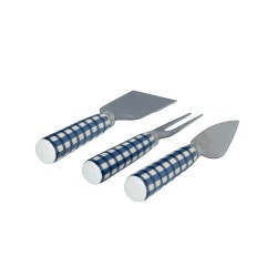 Set de couverts à fromage bleu