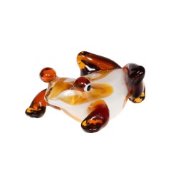 Grenouille sulfure L13,5 cm