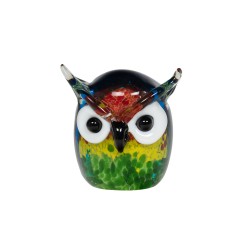 Chouette sulfure H10,5 cm