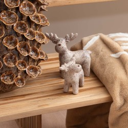 Décoration cerf H11,5 cm en céramique