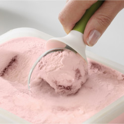 cuillère à glace anti-gouttes dimple