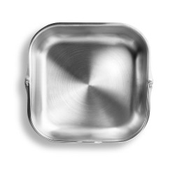 Plat carré airfryer inox 21x19cm