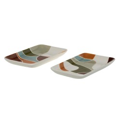 Coupelle Mils  19 cm en grès décoré (1 modèle aléatoire)