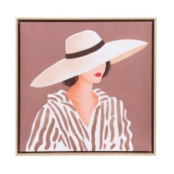 Toile imprimée femme au...