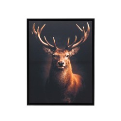 Toile cerf dans la nuit...