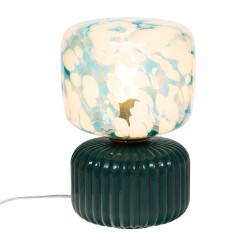 Lampe Ninon 30 cm Bleue...