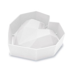 Moule silicone 3D - Passion Cœur 17,5 cm