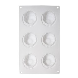 Moule silicone trompe l'œil forme Framboise