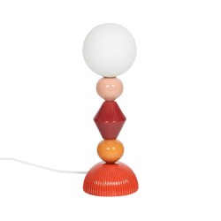 Lampe de table Adela rouge...