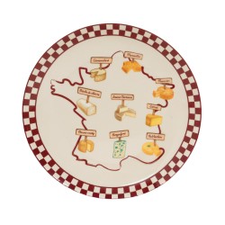 Set de 4 assiettes Fromage...