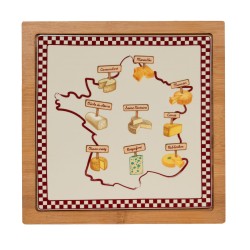 Plat carré Fromage 26x26 cm...