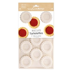 Moule silicone biscuit tartelette