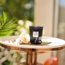 Bougie initiale Ambre et vanille étoilée 180g