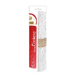 Tapis à empreinte en silicone bûche 3D  Sweet Xmas 