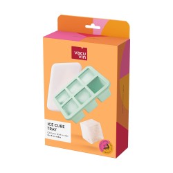 Moule à 6 glaçons cubiques avec couvercle