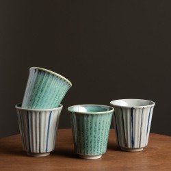 Coffret de 2 tasses Ishi bleu 17 cl