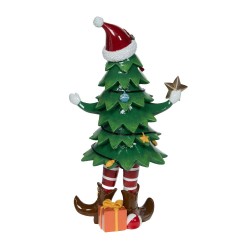 Décoration sapin à poser Arnold en résine H32 cm