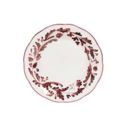 Assiette creuse Romane rouge 22 cm (lot de 6)