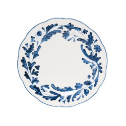 Assiette plate Romane bleu...
