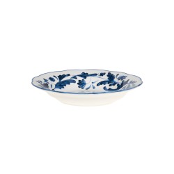 Assiette creuse Romane bleu...